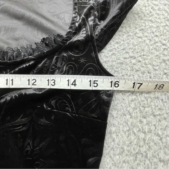 KILLSTAR dress women size Small black floral velvet Belladonna BaBe party Goth - Picture 14 of 16